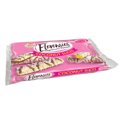 Elevensies Coconut Slices 5 Pack 80g (Case of 24)