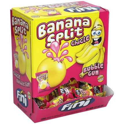 Fini Bubblegum Banana Split (200 pcs)