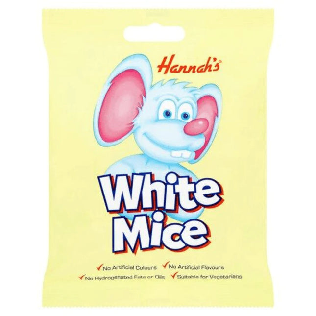 Hannahs Bags White Mice 140g (Case of 12)
