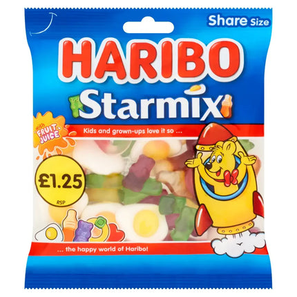 Haribo Starmix Bag 140g PMP £1.25 (Case of 12)