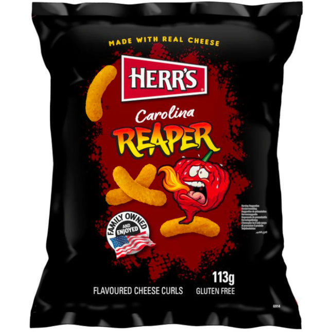 Herr's Carolina Reaper Cheese Curls (12x113g)