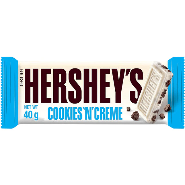 Hershey's Cookies & Cream Chocolate Bar (24x40g)