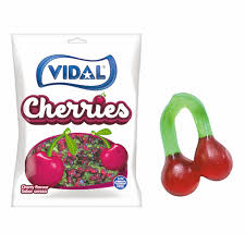 Vidal Jelly Cherries Bag 90g (Case of 14)