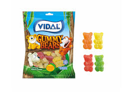 Vidal Gummy Bears Bag 90g (Case of 14)