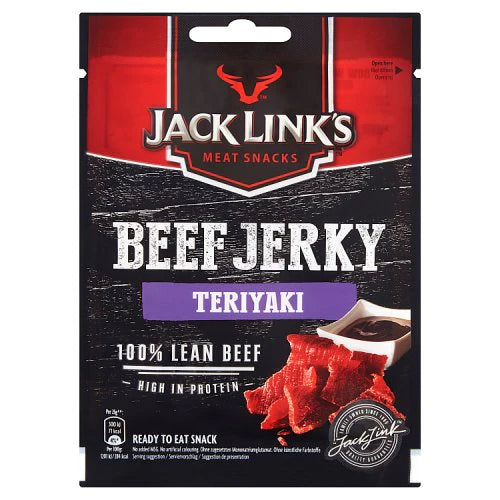Jack Links Beef Jerky Teriyaki 25g (Case of 12)