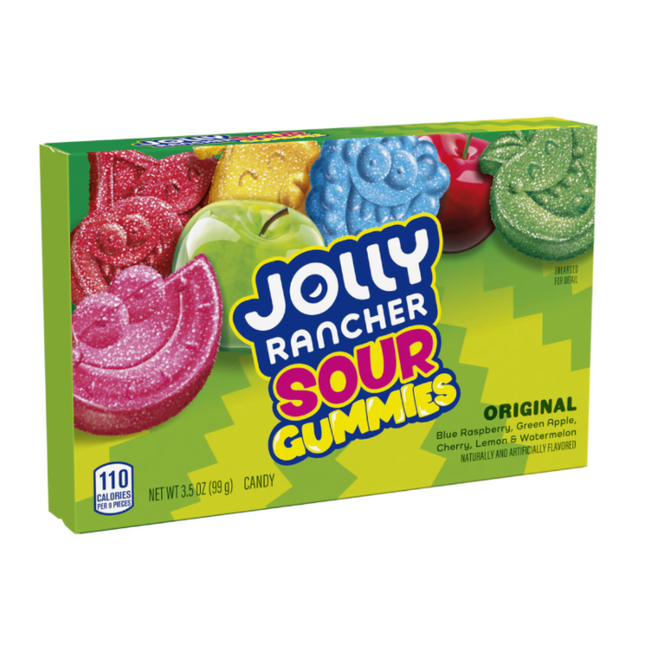 Jolly Rancher Gummies Sour Theatre Box 99g (Case of 12)