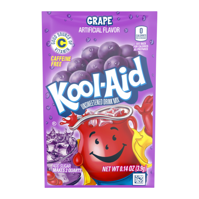 Kool Aid Sachet Grape 3.9g (Case of 48)