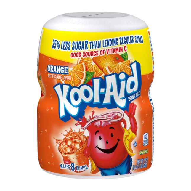 Kool Aid Orange Tub 538g