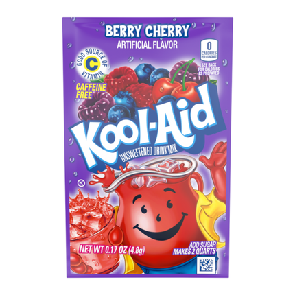 Kool Aid Sachet Berry Cherry 4.8g (Case of 48)
