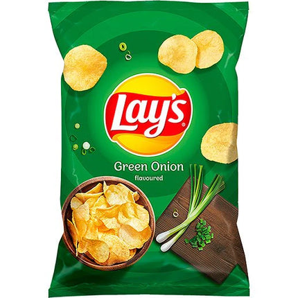 Lays Spring Onion Bag 130g (Case of 21)