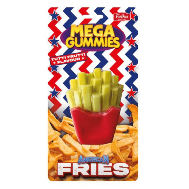 Felko Mega Gummies American Fries (120g) Case of 11