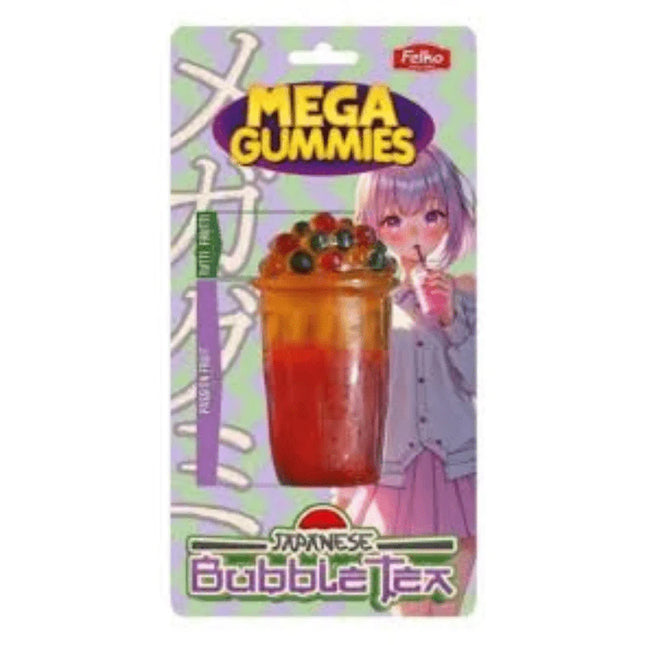 Felko Mega Gummies Japanese Bubble Tea (120g) Case of 12