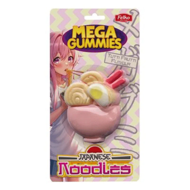 Felko Mega Gummies Japanese Noodles 120g (Case of 10)