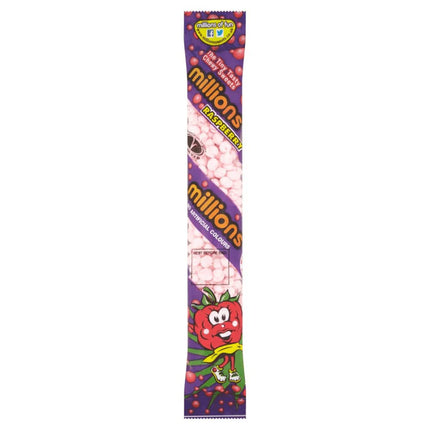 Millions Tubes Raspberry 55g (Case of 12)