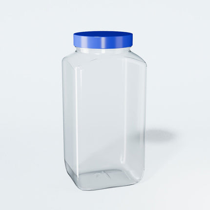 Empty Jar Large Square 4.5L