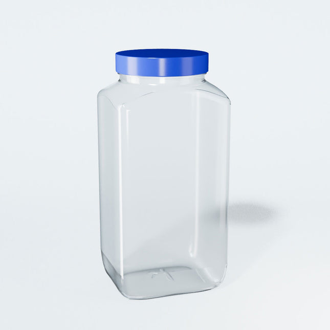 Empty Jar Large Square 4.5L