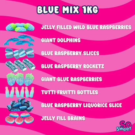 SoSweet Blue Sweet Mix (1kg) (Case of 12)