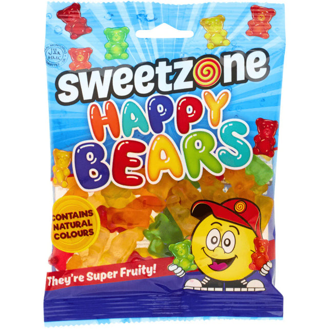 Sweetzone Mini Bags Happy Bears 90g (Case of 12)