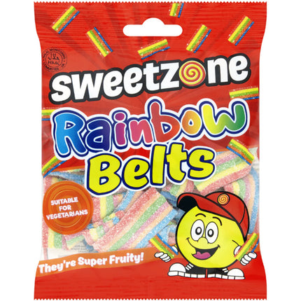 Sweetzone Mini Bags Rainbow Belts 90g (Case of 12)