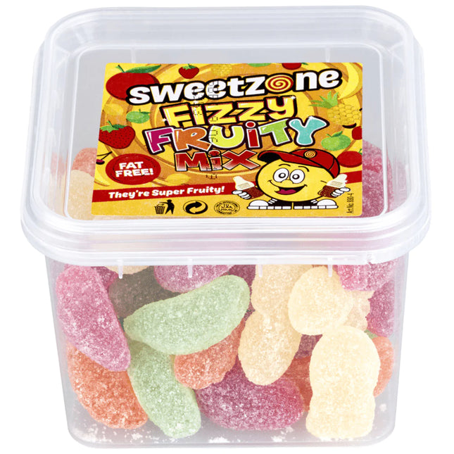 Sweetzone Fizzy Fruity Mix Mini Tubs 170g (Case of 24)