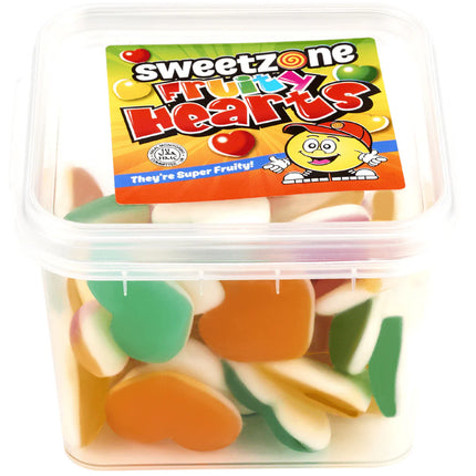 Sweetzone Fruity Hearts Mini Tubs 170g (Case of 24)