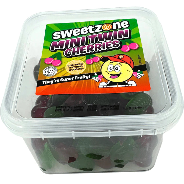 Sweetzone Twin Cherries Mini Tubs 170g (Case of 24)
