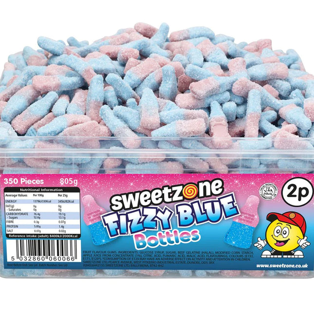 Sweetzone Fizzy Bubblegum Bottles Tub 805g