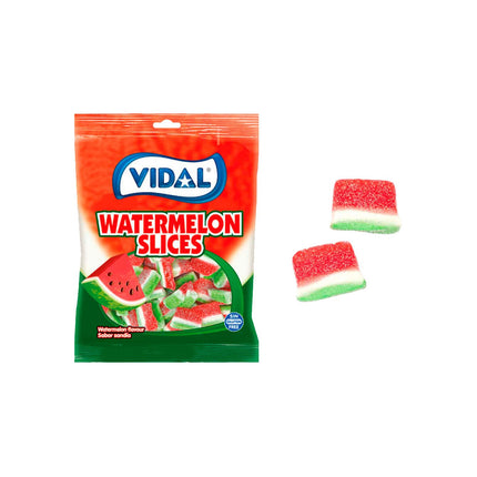 Vidal Watermelon Slices Bag 90g (Case of 14)