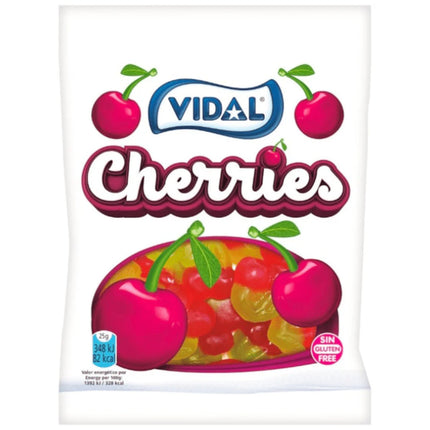 Vidal Jelly Cherries Bag 90g (Case of 14)