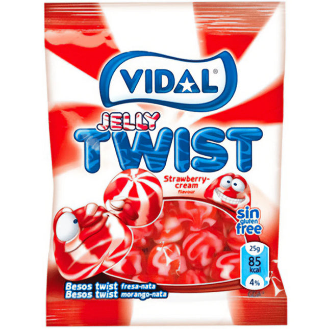 Vidal Jelly Twists Bag 90g (Case of 14)