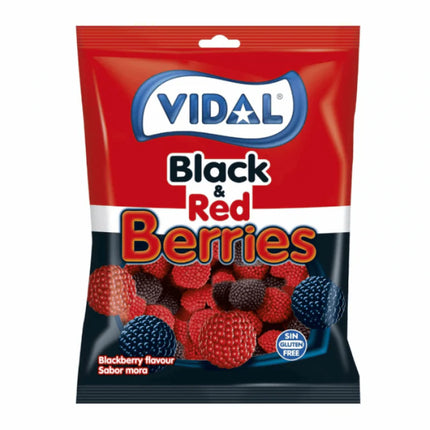 Vidal Black & Red Berries Bag 90g (Case of 14)