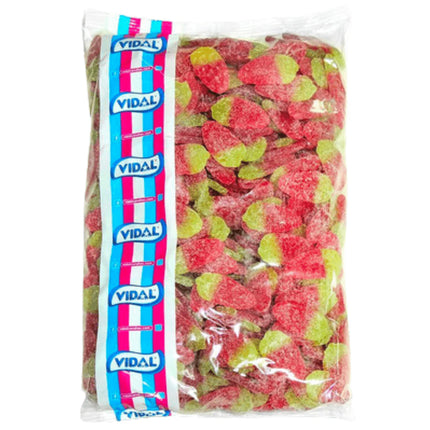 Vidal Bag Sour Giant Strawberries Bag 3kg