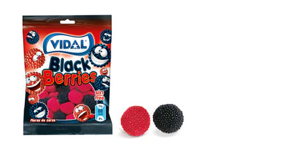 Vidal Black & Red Berries Bag 90g (Case of 14)