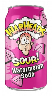 Warheads Sour Watermelon Soda Can 330ml (Case of 12)