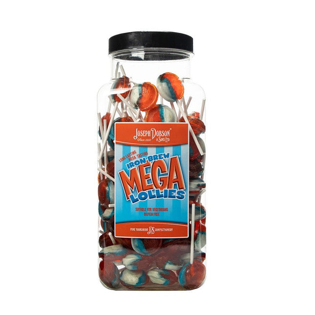 Dobsons Iron Brew Mega Lollies Jar (90 Lollys)