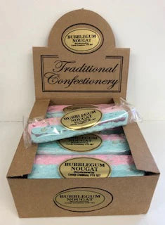 Candy Creations Nougat Bar Bubblegum 130g (Case of 16)