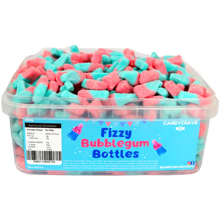 Candycrave Fizzy Bubblegum Bottles 600g