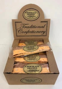 Candy Creations Nougat Bar Chocolate Orange 130g (Case of 16)